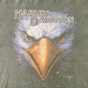 Vintage Harley Davidson 3D Emblem bald eagle xxl